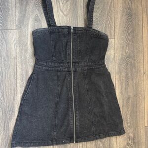 Wild Fable Black Denim Mini Dress